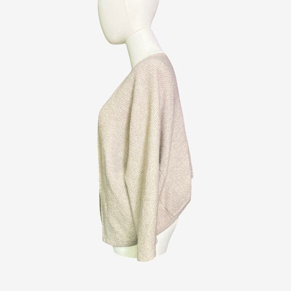 Brandy Melville Oat Beige Open Front Knit Cardigan Made in Italy One Size - Picture 5 of 6